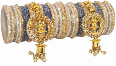 Vairyika Metal Zircon Bangle Set(Pack of 54)