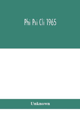 Phi Psi Cli 1965(English, Hardcover, unknown)