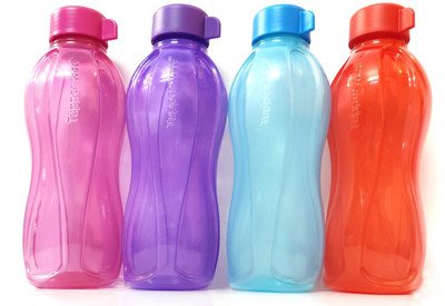 TUPPERWARE 500 ml Plastic Bottle(Pack of 4, Multicolor)