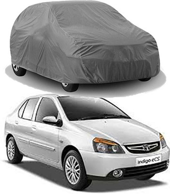 CoNNexXxionS Car Cover For Tata Indigo eCS (Without Mirror Pockets)(Grey)