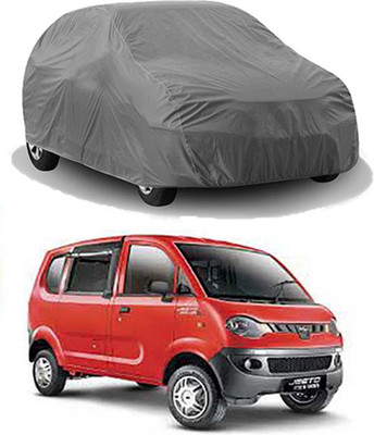 CoNNexXxionS Car Cover For Mahindra Jeeto (Without Mirror Pockets)(Grey)