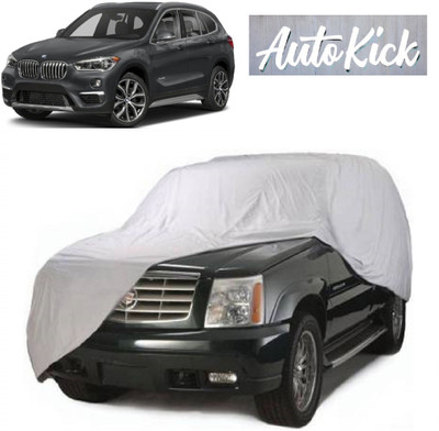 AutoKick Car Cover For BMW X1 (Without Mirror Pockets)(Silver)