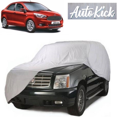 AutoKick Car Cover For Ford Aspire (Without Mirror Pockets)(Silver)