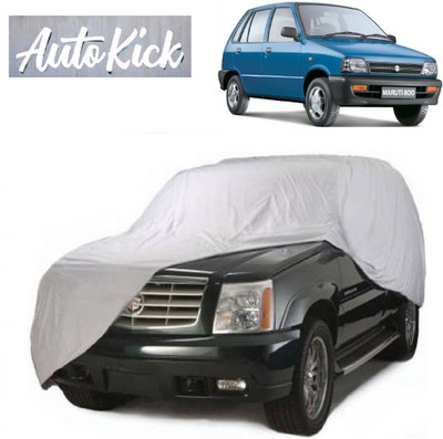 AutoKick Car Cover For Maruti Suzuki 800 (Without Mirror Pockets)(Silver)