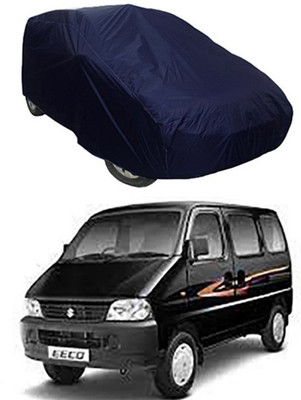CoNNexXxionS Car Cover For Maruti Suzuki Eeco (Without Mirror Pockets)(Blue)