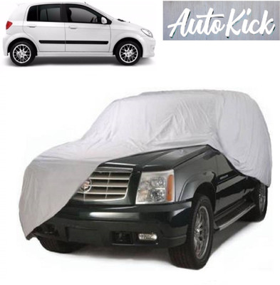 AutoKick Car Cover For Nissan Go (Without Mirror Pockets)(Silver)