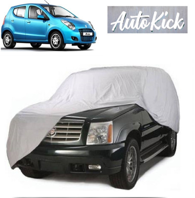 AutoKick Car Cover For Maruti Suzuki A-Star (Without Mirror Pockets)(Silver)
