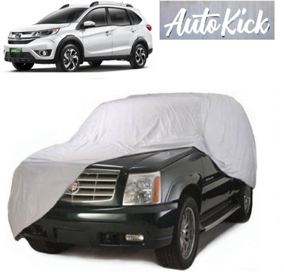 AutoKick Car Cover For Honda BRV (Without Mirror Pockets)(Silver)