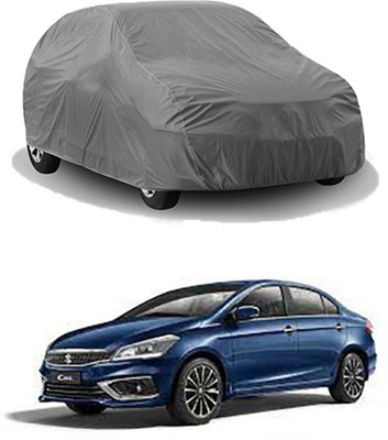CoNNexXxionS Car Cover For Maruti Suzuki Ciaz (Without Mirror Pockets)(Grey)