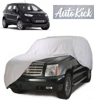 AutoKick Car Cover For Ford Ecosport (Without Mirror Pockets)(Silver)