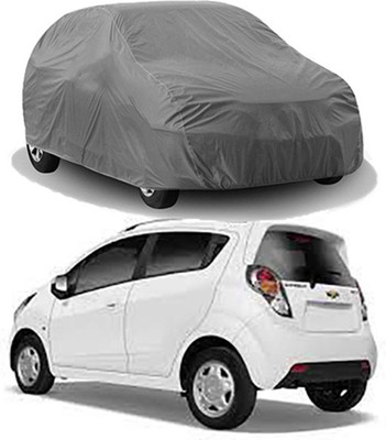 CoNNexXxionS Car Cover For Chevrolet Beat (Without Mirror Pockets)(Grey)