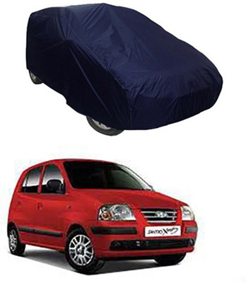 CoNNexXxionS Car Cover For Hyundai Santro Xing (Without Mirror Pockets)(Blue)