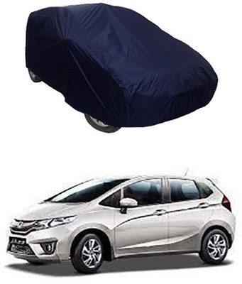CoNNexXxionS Car Cover For Honda Jazz (Without Mirror Pockets)(Blue)
