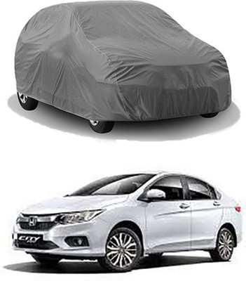 CoNNexXxionS Car Cover For Honda City ZX (Without Mirror Pockets)(Grey)