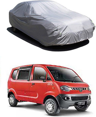 CoNNexXxionS Car Cover For Mahindra Jeeto (Without Mirror Pockets)(Silver)