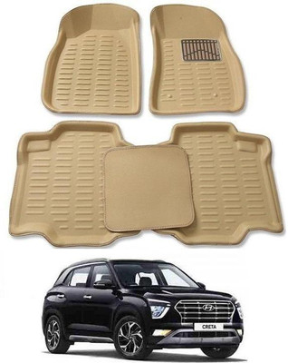 arneja trading company Polyutherine 3D Mat For  Hyundai Creta(Beige)