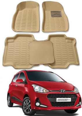 arneja trading company Polyutherine 3D Mat For  Hyundai Grand i10(Beige)