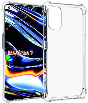 Helix Bumper Case for Realme 7(Transparent, Flexible, Silicon, Pack of: 1)
