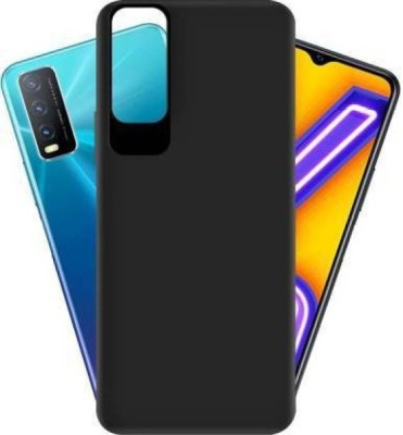 KGL KING Back Cover for Vivo Y20i(Black, Grip Case, Silicon)