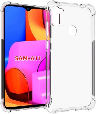 SmartLike Back Cover for Samsung Galaxy M11(Transparent, Shock Proof, Silicon, Pack of: 1)