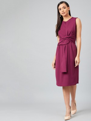 ATHENA Women A-line Purple Dress