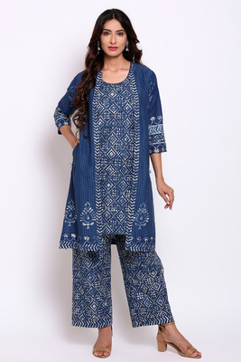 BIBA Women Kurta Palazzo Set