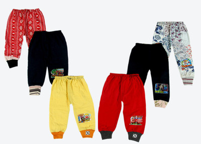 ALUXDON Track Pant For Boys(Multicolor, Pack of 6)