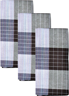 GOWRI TEX Checkered Multicolor Lungi