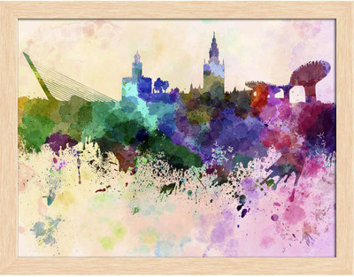 Artzfolio Digital Reprint 10.5 inch x 13.5 inch Painting(With Frame)