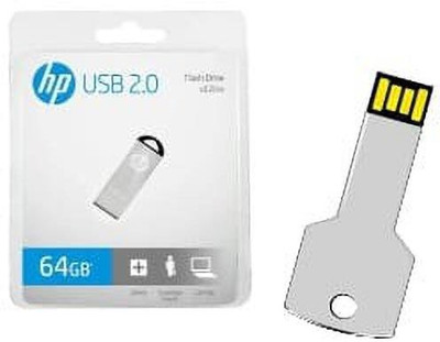 HP V5754 64 GB Pen Drive(Multicolor)