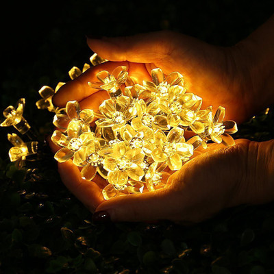Vj Shree 16 LEDs 4 m Yellow Steady Flower Rice Lights(Pack of 2)