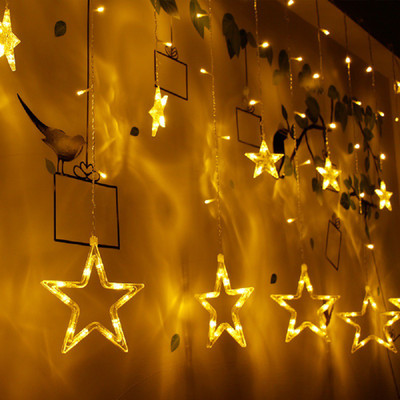 Fasioncutz 138 LEDs 4.04 m Yellow Flickering Star Rice Lights(Pack of 1)