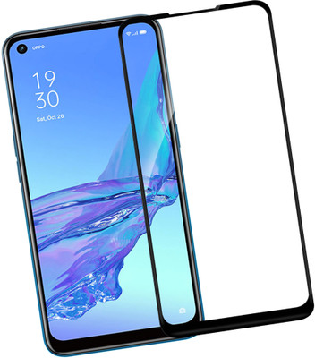 HUPSHY Edge To Edge Tempered Glass for Oppo A53s(Pack of 1)