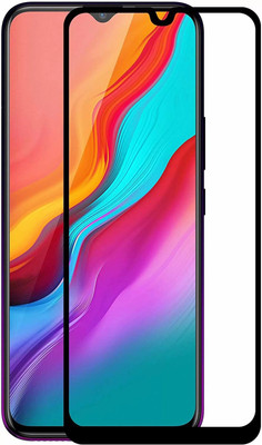 Kruvln Edge To Edge Tempered Glass for Infinix Hot 8(Pack of 1)