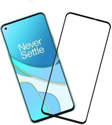 LIKEDESIGN Edge To Edge Tempered Glass for Oneplus 8T(Pack of 1)