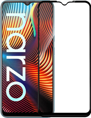 Kruvln Edge To Edge Tempered Glass for Realme Narzo 20(Pack of 1)