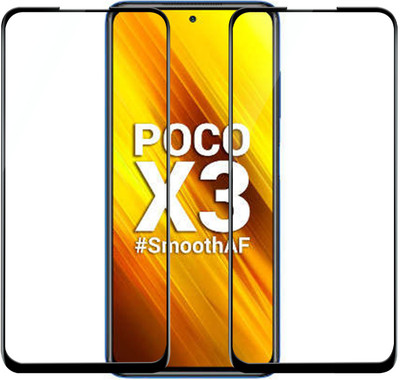 VAlight Edge To Edge Tempered Glass for POCO X3(Pack of 2)