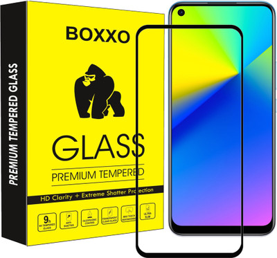 Boxxo Edge To Edge Tempered Glass for Realme 7i(Pack of 1)