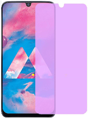 FlipSmartGuard Edge To Edge Tempered Glass for Anti Blue Ray Tempered Glass, Smart Screen Protector Blue Light Resistant Eyes Protect Film for Samsung Galaxy M20 (Anti Blue) [Full Coverage, Eye Protect, Case Friendly](Pack of 1)