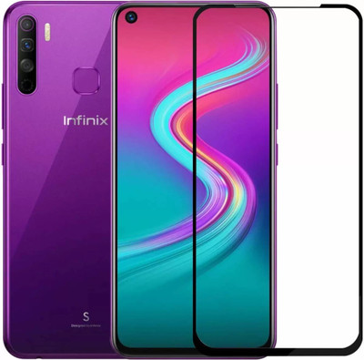 Kruvln Edge To Edge Tempered Glass for Infinix S5(Pack of 1)