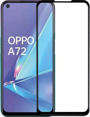 AtoZ Accessories Edge To Edge Tempered Glass for Oppo A72(Pack of 1)