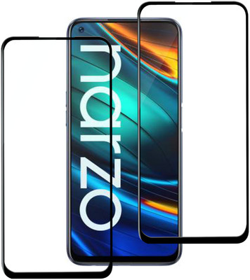 VAlight Edge To Edge Tempered Glass for REALME NARZO 20 PRO(Pack of 2)