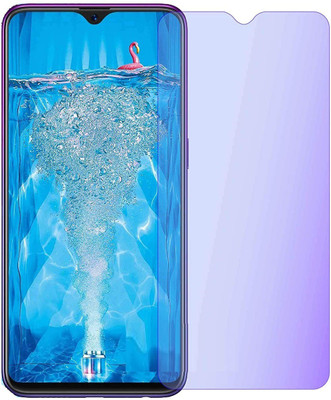 FlipSmartGuard Edge To Edge Tempered Glass for Anti Blue Ray Tempered Glass, Smart Screen Protector Blue Light Resistant Eyes Protect Film for Oppo F9 Pro (Anti Blue) [Full Coverage, Eye Protect, Case Friendly](Pack of 1)