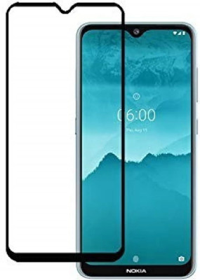 AtoZ Accessories Edge To Edge Tempered Glass for Nokia 2.3(Pack of 1)