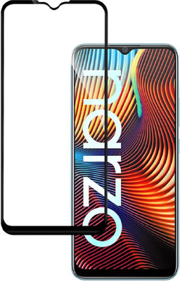 Kruvln Edge To Edge Tempered Glass for Realme Narzo 20A(Pack of 1)