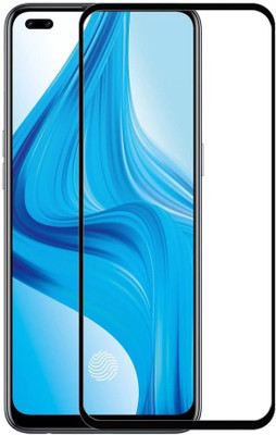 AtoZ Accessories Edge To Edge Tempered Glass for Oppo A93(Pack of 1)