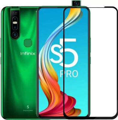 Kruvln Edge To Edge Tempered Glass for Infinix S5 Pro(Pack of 1)
