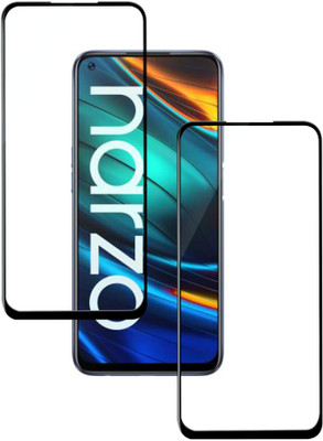 VAlight Edge To Edge Tempered Glass for REALME NARZO 20 PRO(Pack of 2)