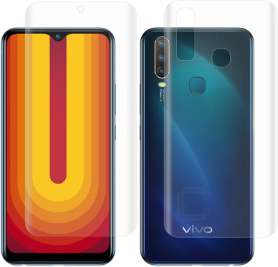 CASE CREATION Front and Back Screen Guard for Vivo (Y19)(Pack of 2)