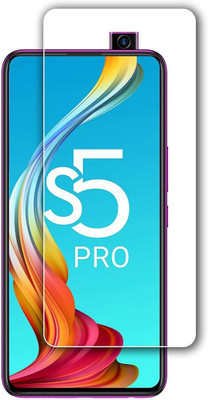 AtoZ Accessories Tempered Glass Guard for Infinix S5 Pro(Pack of 1)